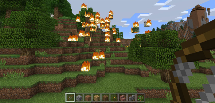 Fire Arrows Ignite Fire Mod Minecraft