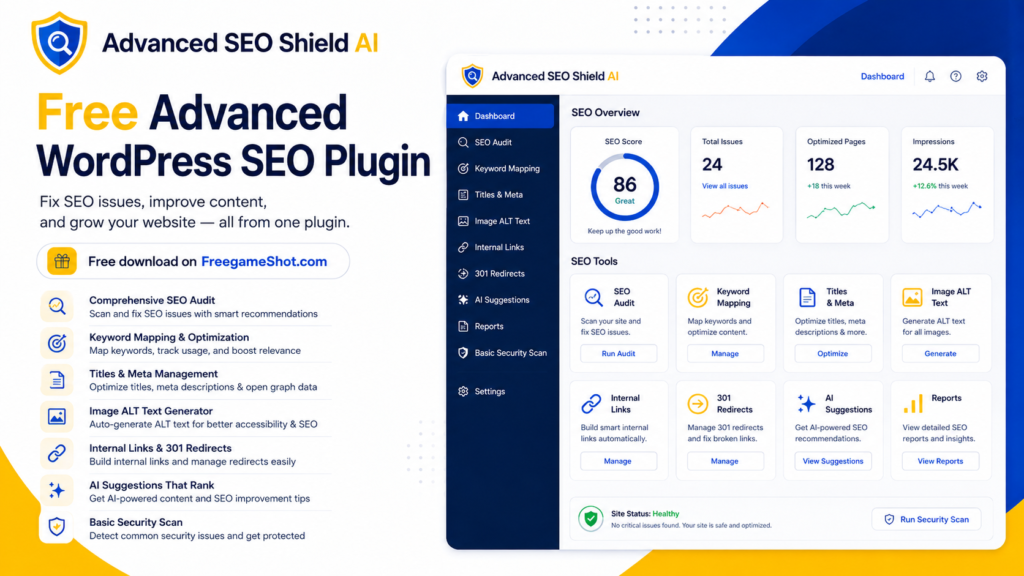 free advanced WordPress SEO plugin
