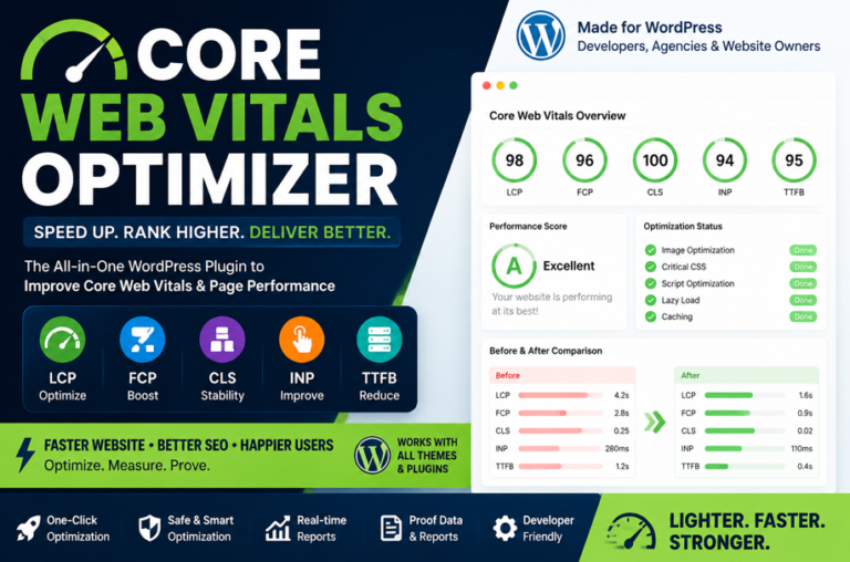 core web vitals wordpress plugin