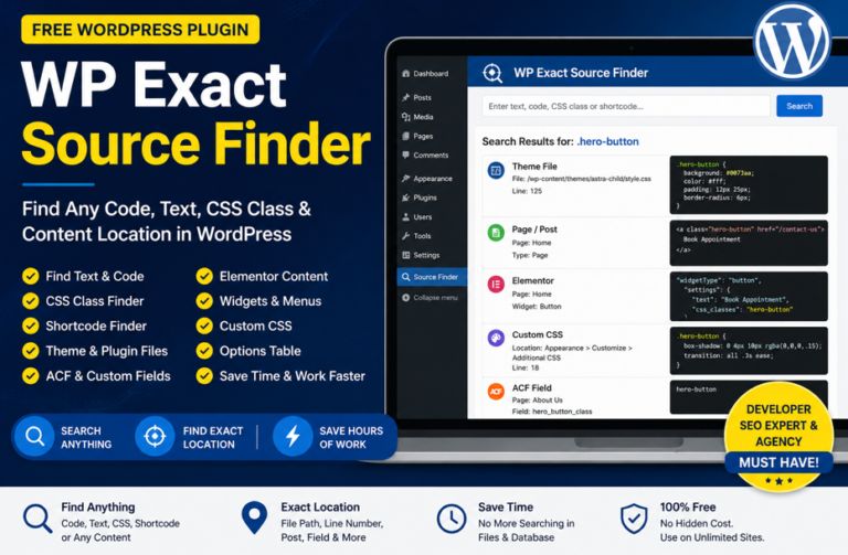 WP Exact Source Finder
