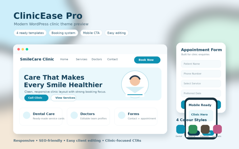 free wordpress clinic theme